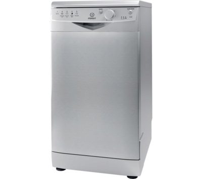 INDESIT DSR15BS Slimline Dishwasher - Silver INDESIT DSR15BS Slimline Dishwasher - Silver